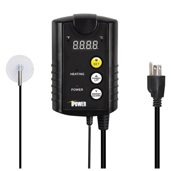 IPOWER Digital Heat Mat Thermostat Controller Greenhouse Seed Germination NIB - Picture 1 of 6